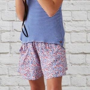 435 MATILDA JANE Girls Sz 14 Shorts Lagoon Floral